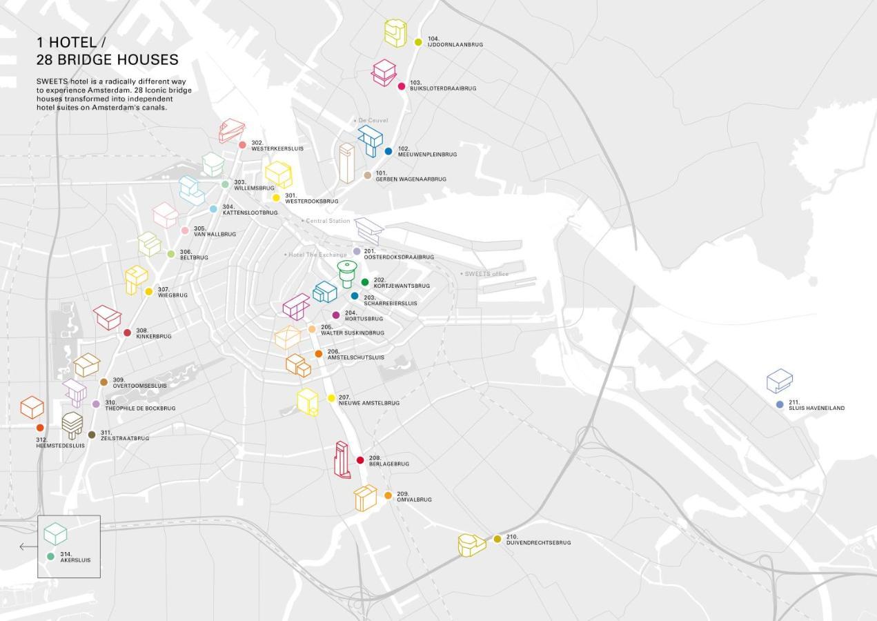 Sweets - Ijdoornlaanbrug Leilighet Amsterdam Eksteriør bilde